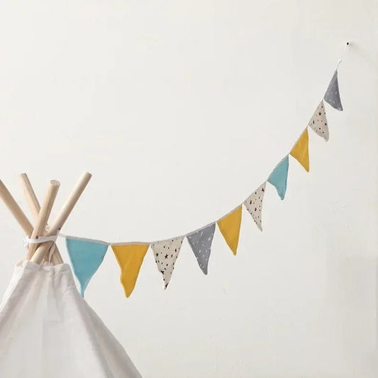 1.6M Kids Tent Play House Wigwam Portable Teepee for Children - BabyHaven