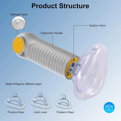 Anti Choking Device Life Saving First Aid Device Portable Veterinary Therapeutic Equipment Negative Pressure Aspirator for Choking