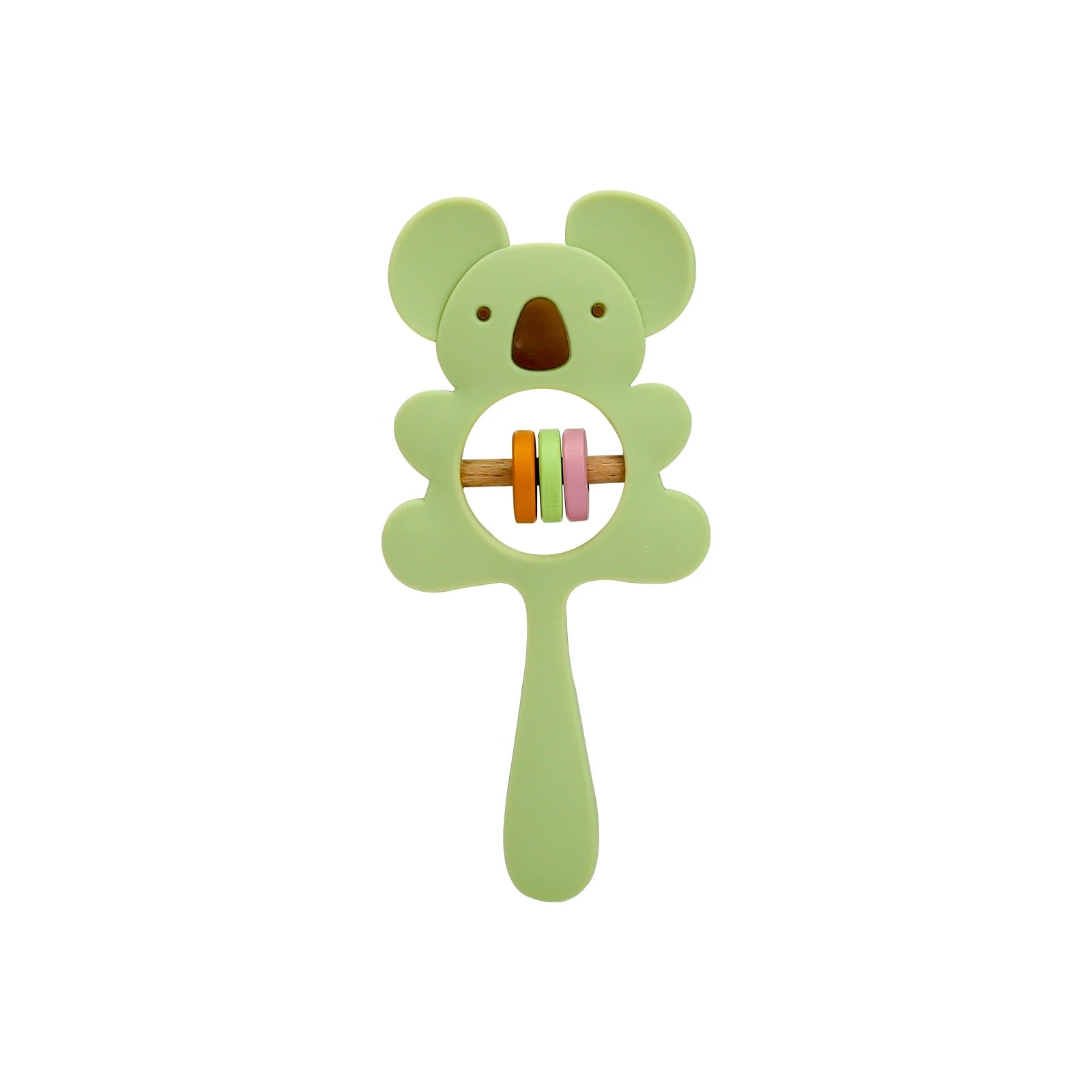 Baby Dinosaur teether Silicone baby toys 0 12 months newborn things Gloves Anti - lost Toys Soft material Silicone baby teether - BabyHaven