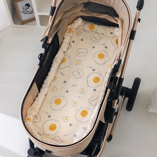 Baby Stroller Seat Cushion Soft Mattress Kids Pushchair Mat - BabyHaven