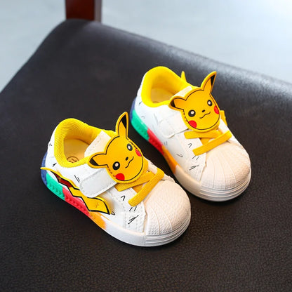 Pokemon Pikachu Baby Shoes Cute Cartoon Non-slip Sneakers