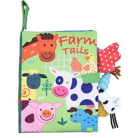 Quiet Book for Toddler Animal Cognitive Fabric Activity - BabyHaven
