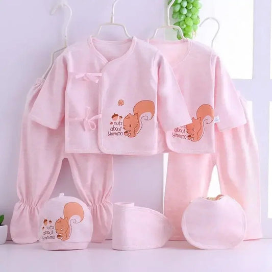 18 Piece Newborn Baby Girl Clothes Set 100% Cotton Gift - BabyHaven