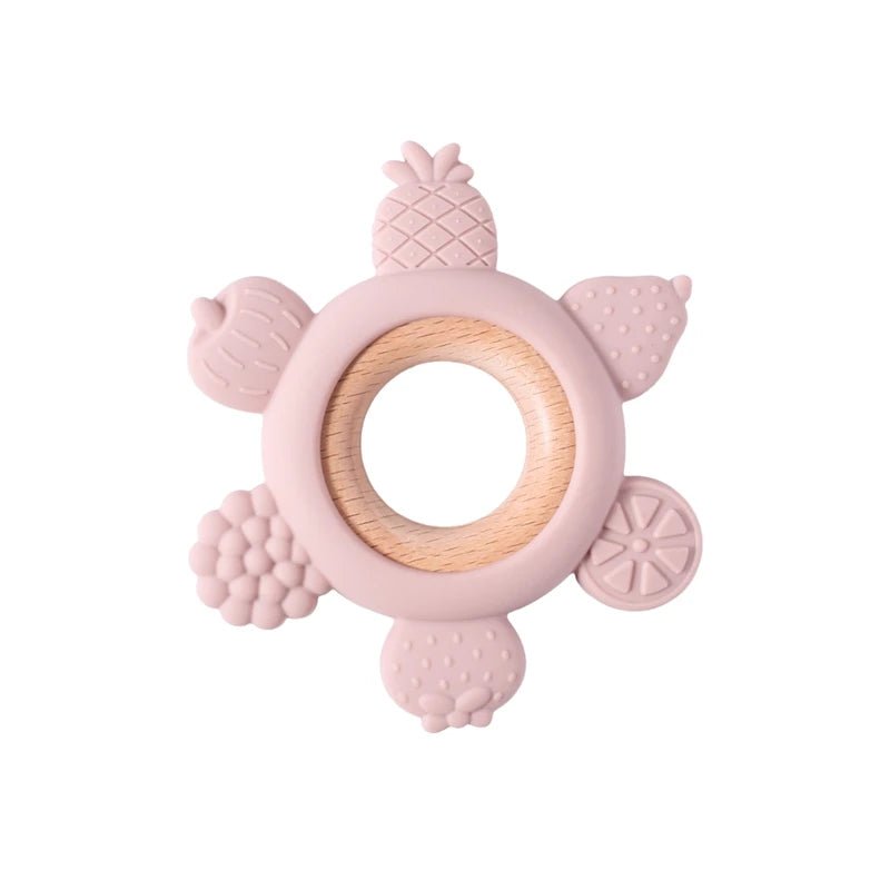1pc Silicone Teether Food Grade Baby 0 - 12 Toys for Toddlers - BabyHaven