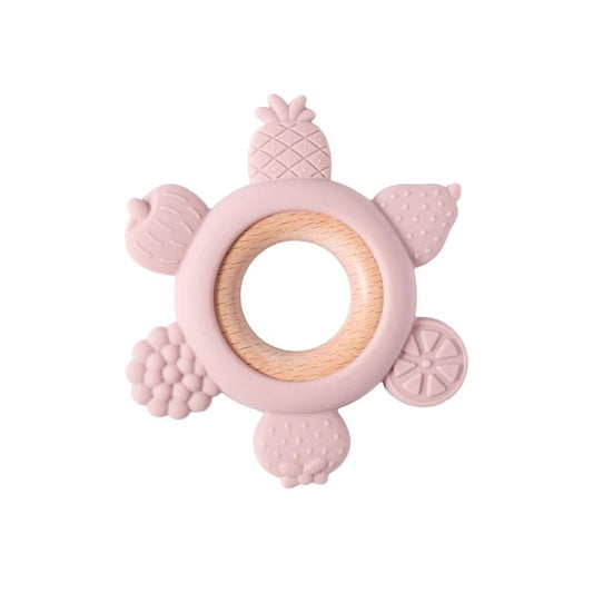 1pc Silicone Teether Food Grade Baby 0 - 12 Toys for Toddlers - BabyHaven