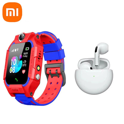 Kids Smart Watch SOS Antil-lost GPS Location Camera Sim Card Call IP67 Waterproof Smart Watch For Ios Android Kids Gift