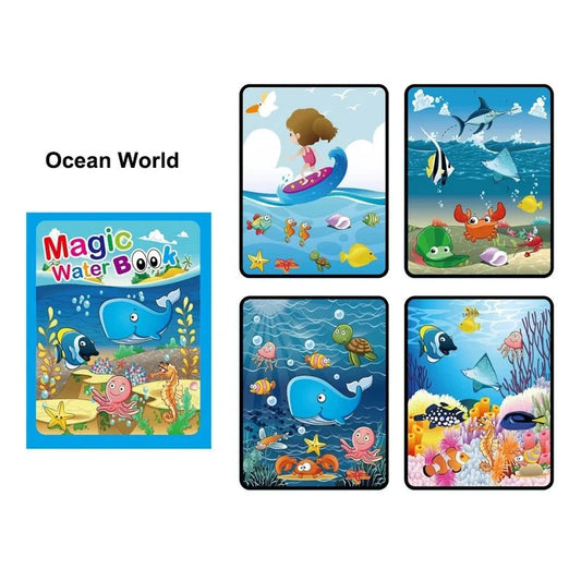 Coloring Books Baby Magic Water Book Montessori Toys - BabyHaven