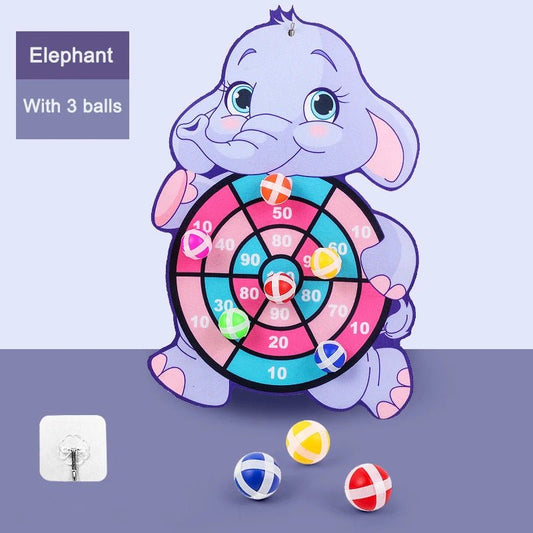 Child Educational Games Dart Board Baby Toy Stickey Ball - BabyHaven