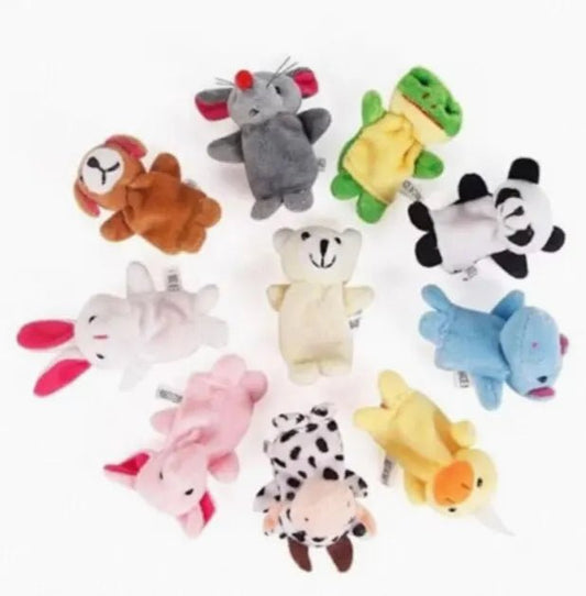 10 Pcs Cartoon Hand Doll Finger Puppet Baby Children Toy - BabyHaven