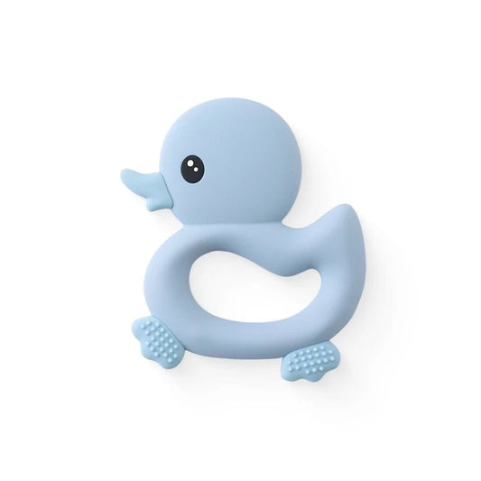 Baby Teether Silicone Teething Toys for Infant Baby Acessories 0 12 Months Baby Silicone Baby Toys Teether Gum Cartoon Rattle - BabyHaven