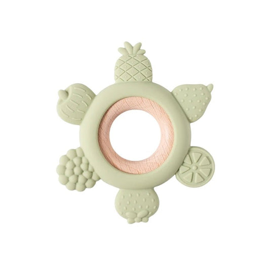 1pc Silicone Teether Food Grade Baby 0 - 12 Toys for Toddlers - BabyHaven