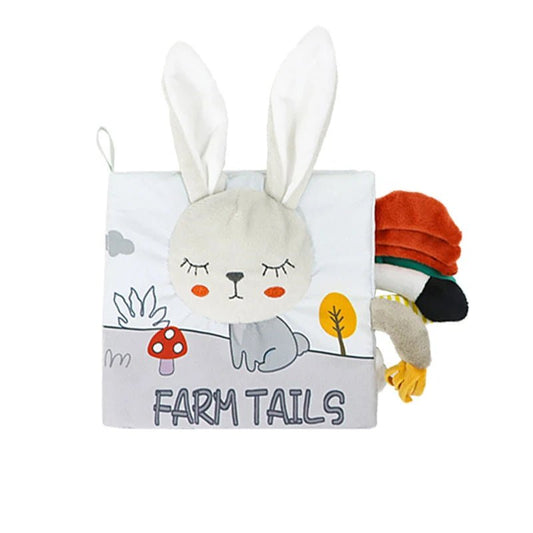 Quiet Book for Toddler Animal Cognitive Fabric Activity - BabyHaven