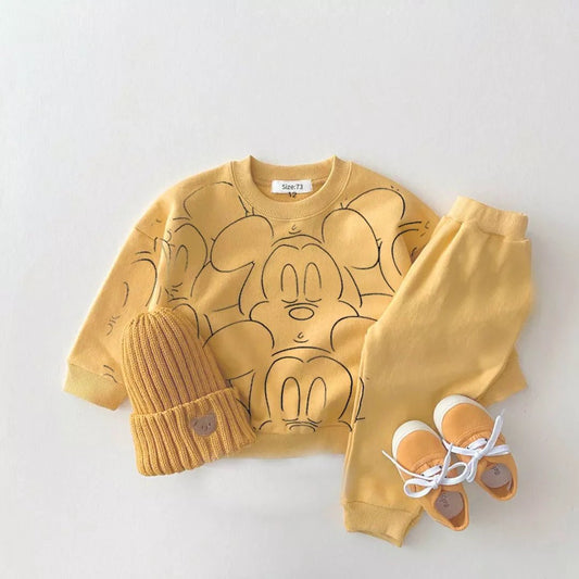 New Designer Cartoon Clothing Tracksuit Baby Boy Summer Sets - BabyHaven