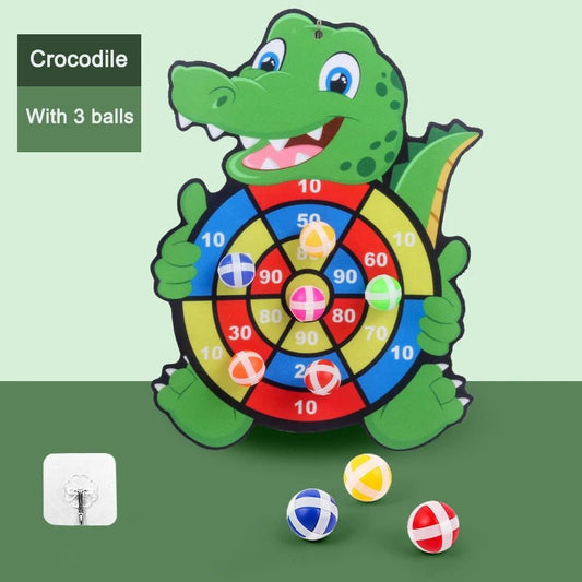 Child Educational Games Dart Board Baby Toy Stickey Ball - BabyHaven