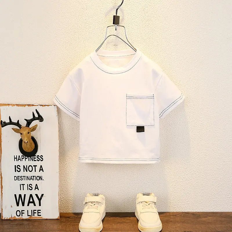 New Summer Baby Boy Clothing Set Short Sleeve T-Shirt and Pants 2 Pcs Sport Outfit for Infants - BabyHaven