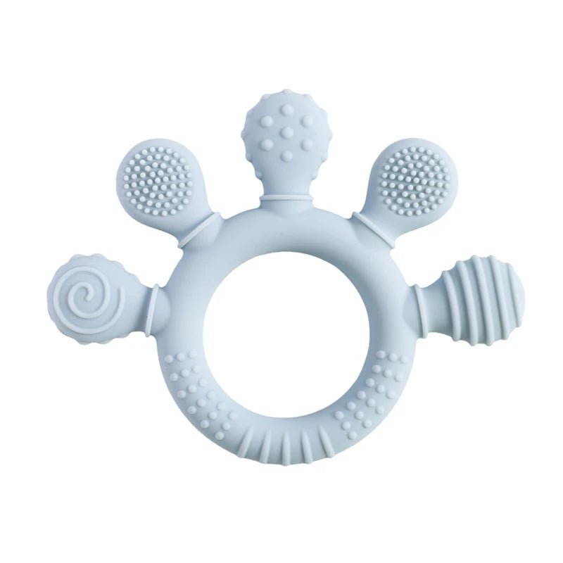 1pc Silicone Teether Food Grade Baby 0 - 12 Toys for Toddlers - BabyHaven