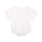 Infant Bamboo Fiber Romper Summer Essential Solid Color Customized T-Shirt Short Sleeve Newborn Bodysuit Baby Jumpsuit 3 - 24 Months - BabyHaven