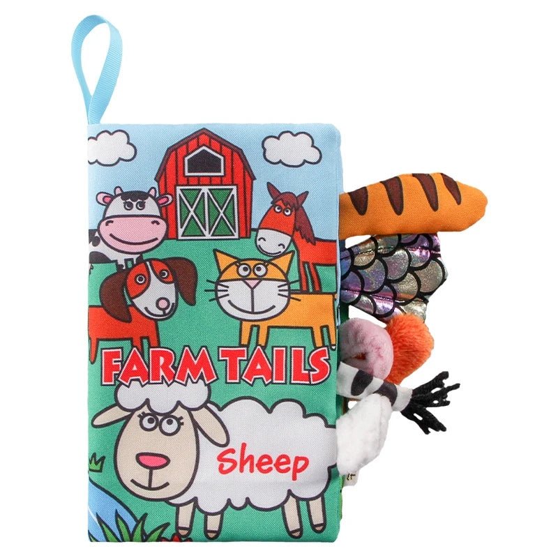 Quiet Book for Toddler Animal Cognitive Fabric Activity - BabyHaven