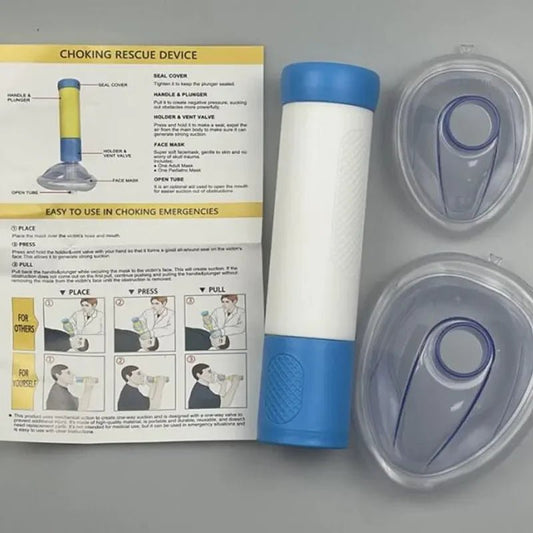 Anti Choking Device Life Saving Suction Emergency Mask First Aid Kit for Adults and Children Home Rescue - BabyHaven