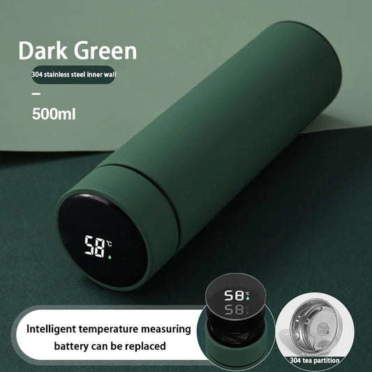 Smart Digital Water Bottle Keeps Cold And Heat Thermos - BabyHaven