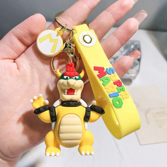Super Mario 3D Cartoon Keychain Mario Bros Characters Model - BabyHaven