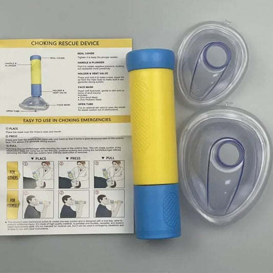 Anti Choking Device Life Saving Suction Emergency Mask First Aid Kit for Adults and Children Home Rescue - BabyHaven
