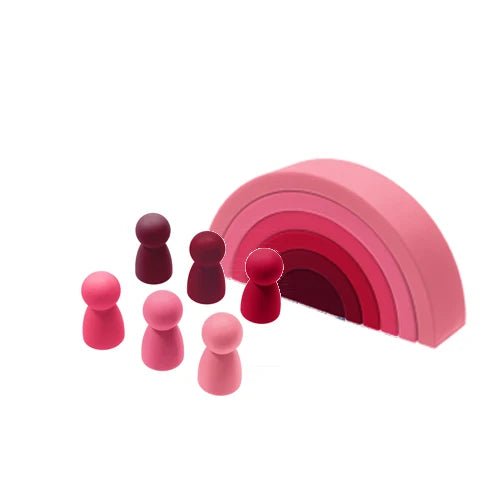 New 6 - 10pcs Baby Silicone Building Block BPA Free Rainbow Soft Block 3D Educational Montessori Toys Baby Teether Gifts - BabyHaven