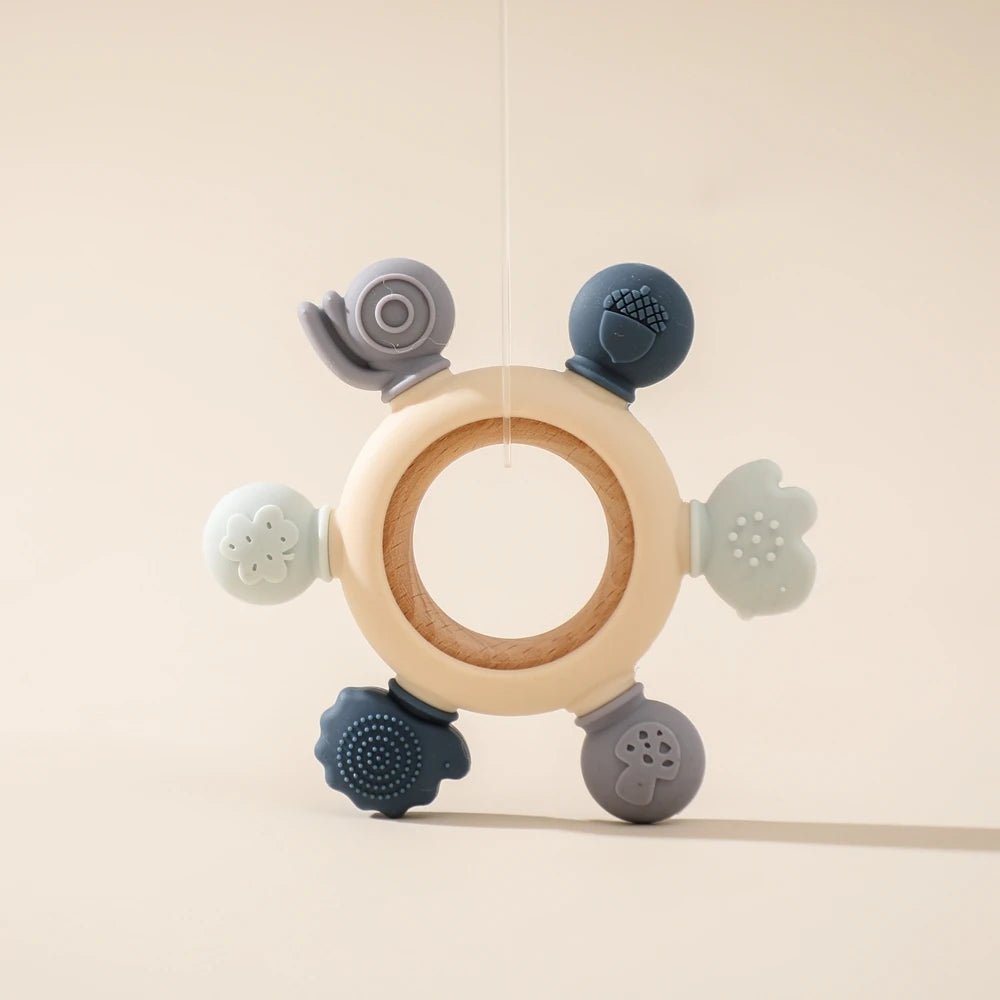 1PC Silicone Teether Koala Elephant Rattles BPA Free Toys - BabyHaven