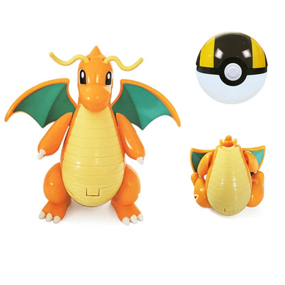 Figure Pokemon Pokeball Transform Pikachu Charizard Toy