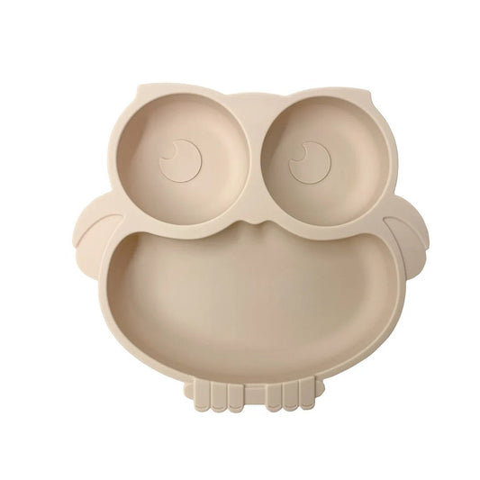 Baby Safe Silicone Dining Plate Suction Cartoon Bowl - BabyHaven