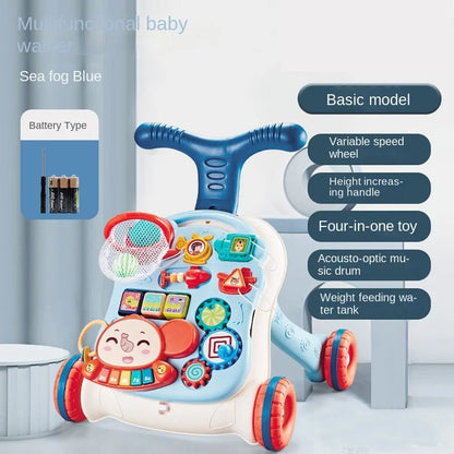 LazyChild Baby Walker Trolley Multi - Function Three - In - One - BabyHaven