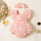 Infant Baby Girl Romper Clothes Ruffle Sleeveless Bodysuit