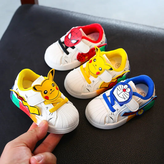 Pokemon Pikachu Baby Shoes Cute Cartoon Non-slip Sneakers