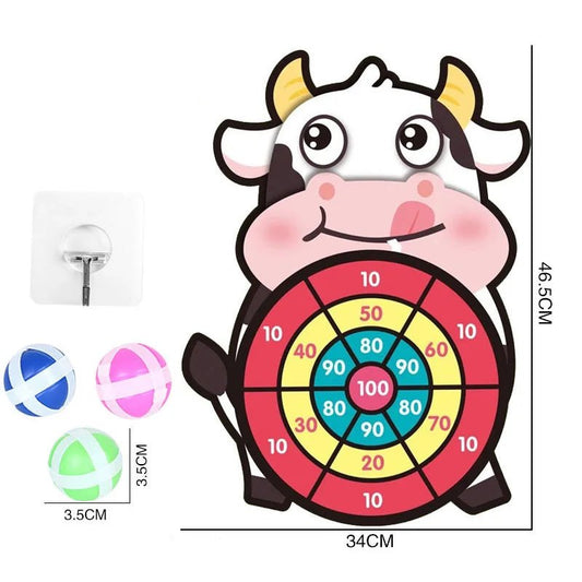 Child Educational Games Dart Board Baby Toy Stickey Ball - BabyHaven