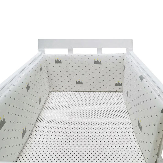 Baby Bumper Chichonera Cot Protector Infant Cotton Braid - BabyHaven