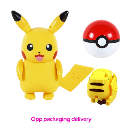 Figure Pokemon Pokeball Transform Pikachu Charizard Toy