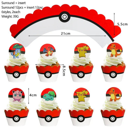 Pokemon Birthday Party Decoration Pikachu Lightning Balloon Set - BabyHaven