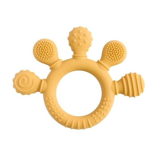 1pc Silicone Teether Food Grade Baby 0 - 12 Toys for Toddlers - BabyHaven