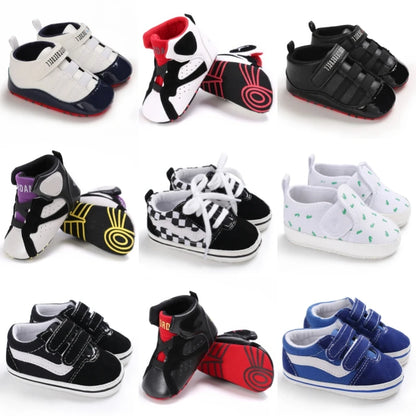 Baby Sports Sneakers Newborn Boys Girls Print First Walkers