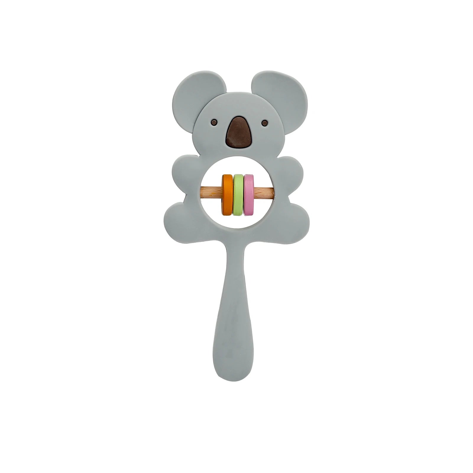 1PC Silicone Teether Koala Elephant Rattles BPA Free Toys - BabyHaven