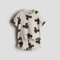 Simba Printed Boys Tracksuit Summer Short Sleeve Suit Children's Loose Fashion Baby T-Shirt Outfit - BabyHaven