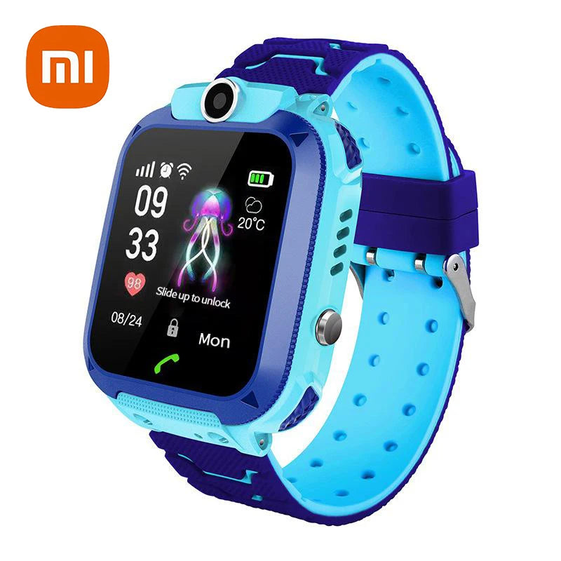 Kids Smart Watch SOS Antil-lost GPS Location Camera Sim Card Call IP67 Waterproof Smart Watch For Ios Android Kids Gift