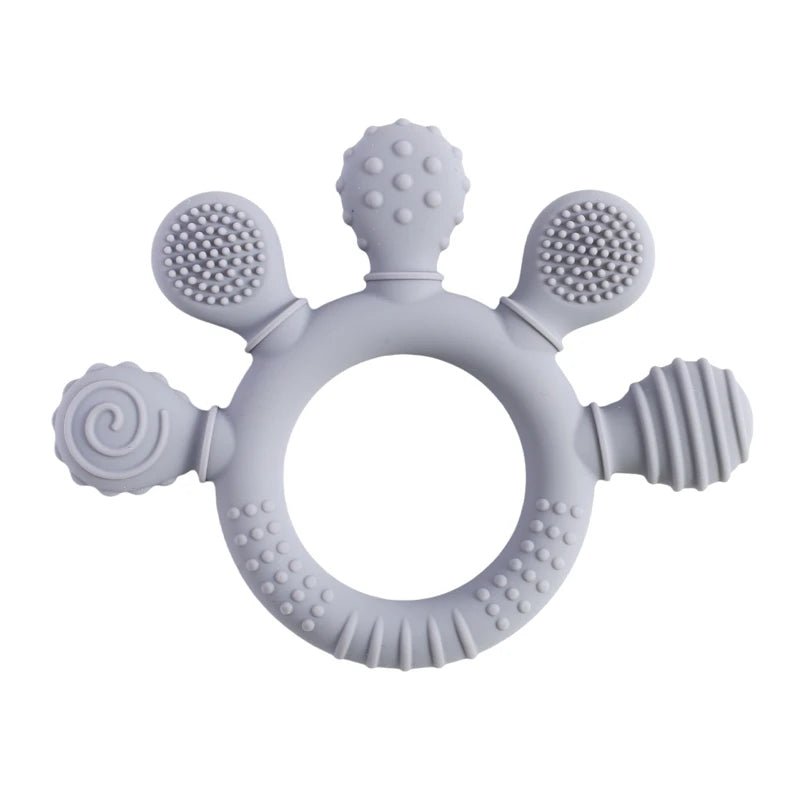 1pc Silicone Teether Food Grade Baby 0 - 12 Toys for Toddlers - BabyHaven