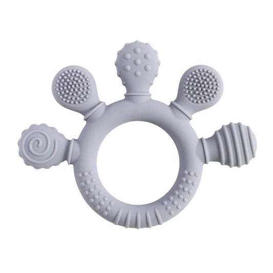 1pc Silicone Teether Food Grade Baby 0 - 12 Toys for Toddlers - BabyHaven