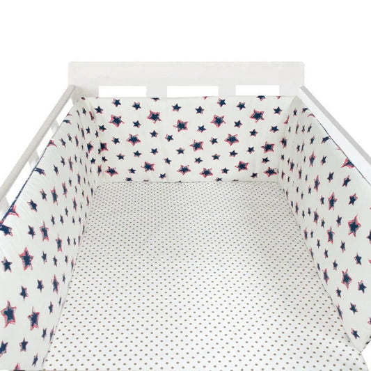 Baby Bumper Chichonera Cot Protector Infant Cotton Braid - BabyHaven