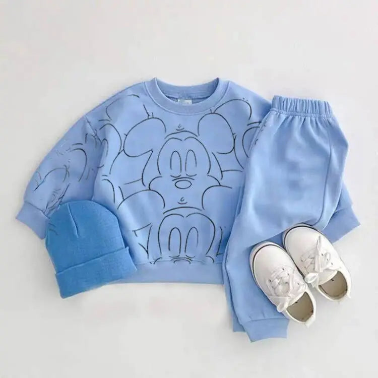 New Designer Cartoon Clothing Tracksuit Baby Boy Summer Sets