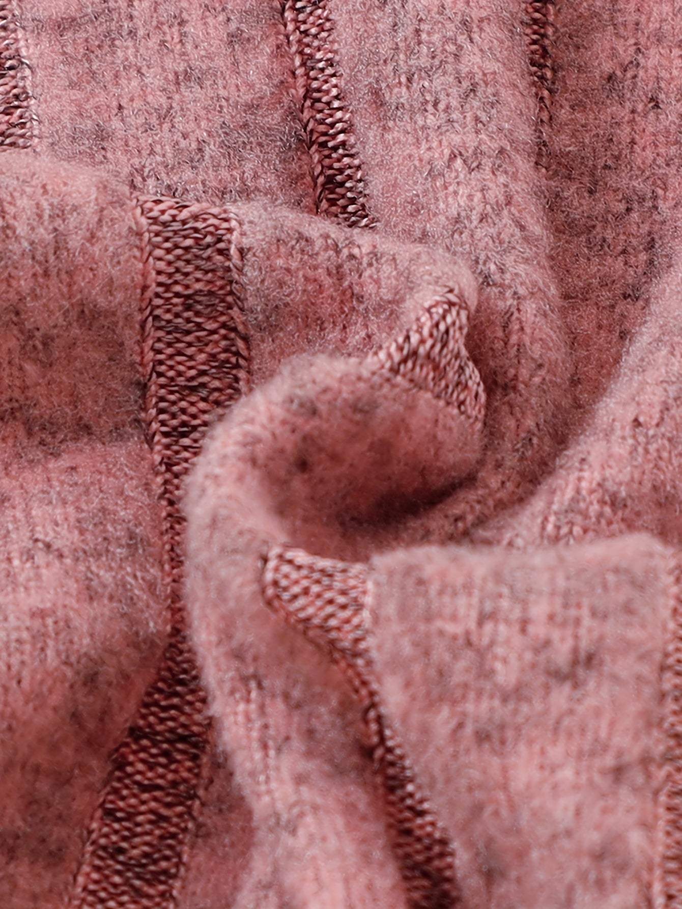 Close-up of pink fabric with soft, textured feel from Pretty In Pink 2-piece set.