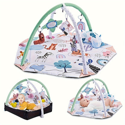 1pc Delux Baby Play Gym With Hanging Toys For Infants