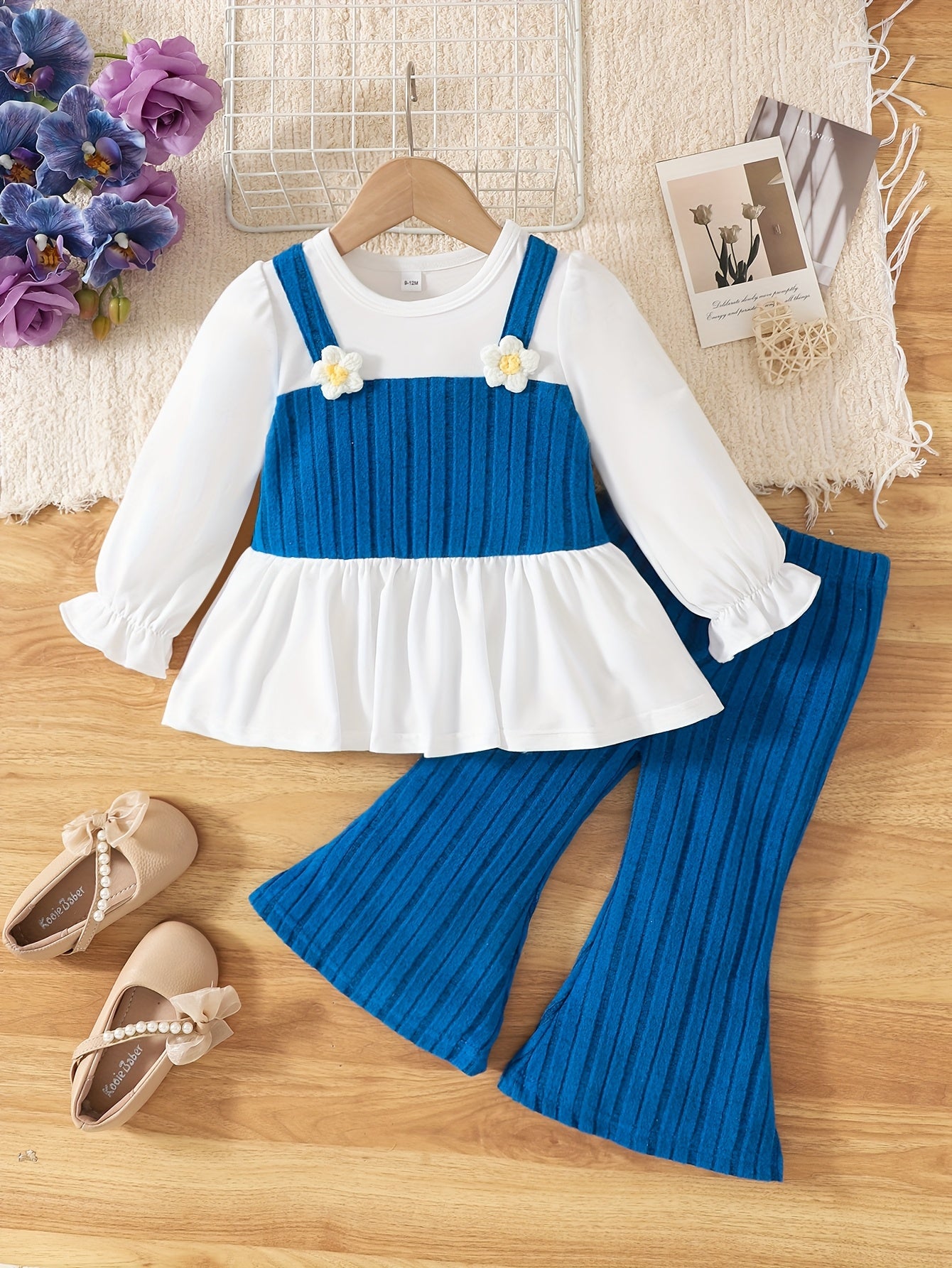 Playful Pairs: Adorable 2-Piece Set for Girls Fashion