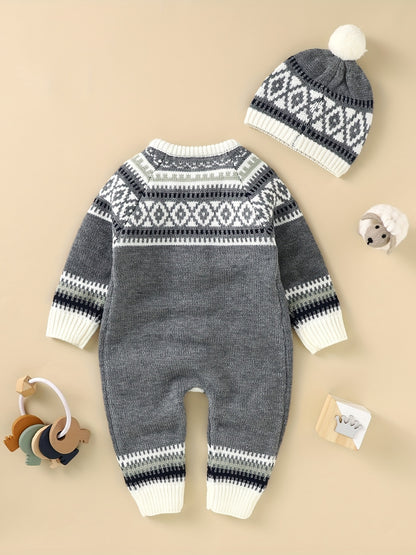 Cozy Baby Set With Classic Nordic Design For Infants